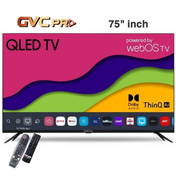 ⁦شاشة GVC PRO سمارت 65 بوصة مع رسيفر داخلي - نظام webOS - موديل LE-65VA1Q⁩ - الصورة ⁦4⁩